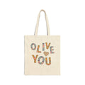Cute Olive You Tote Bag