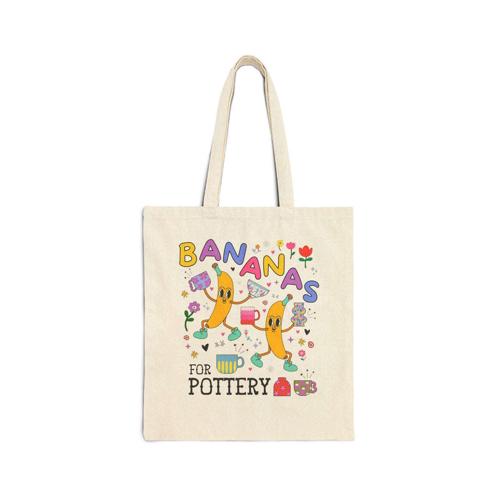 Cute Pottery Tote Bag for Ceramic Artist: Bananas for Pottery