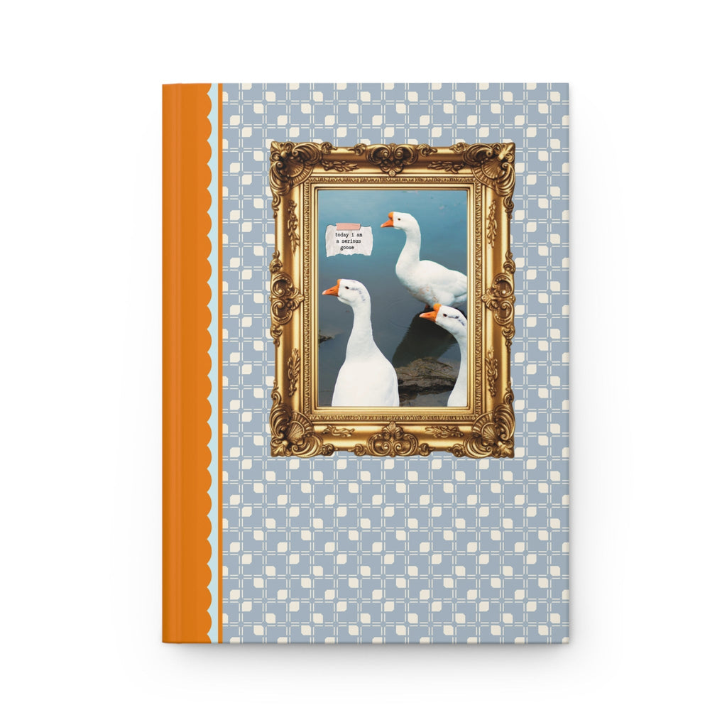 Cute Serious Goose Notebook