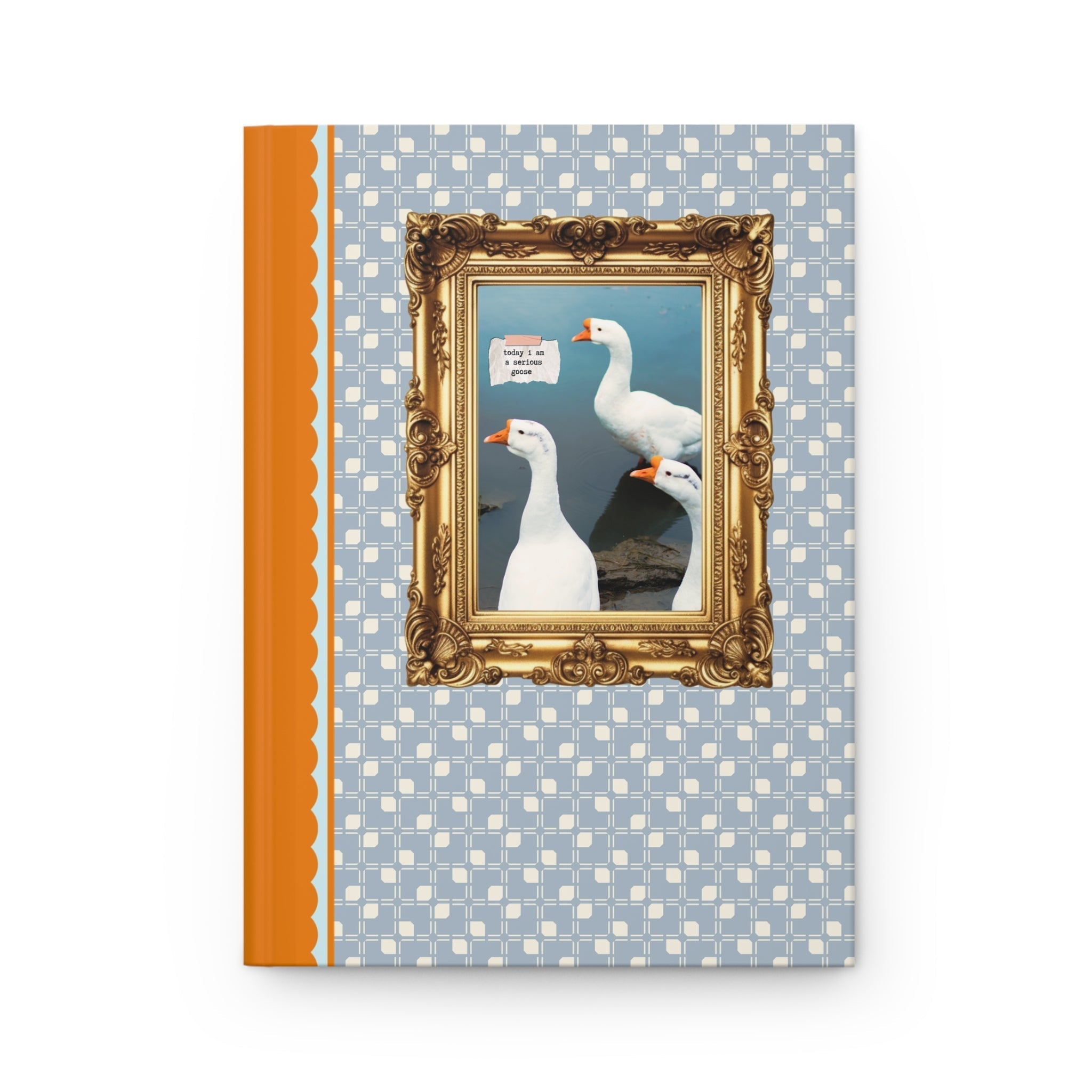 Cute Serious Goose Notebook