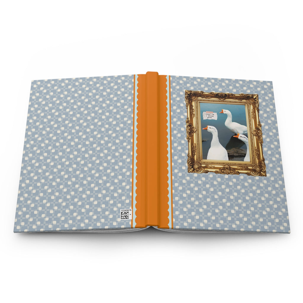 Cute Serious Goose Notebook