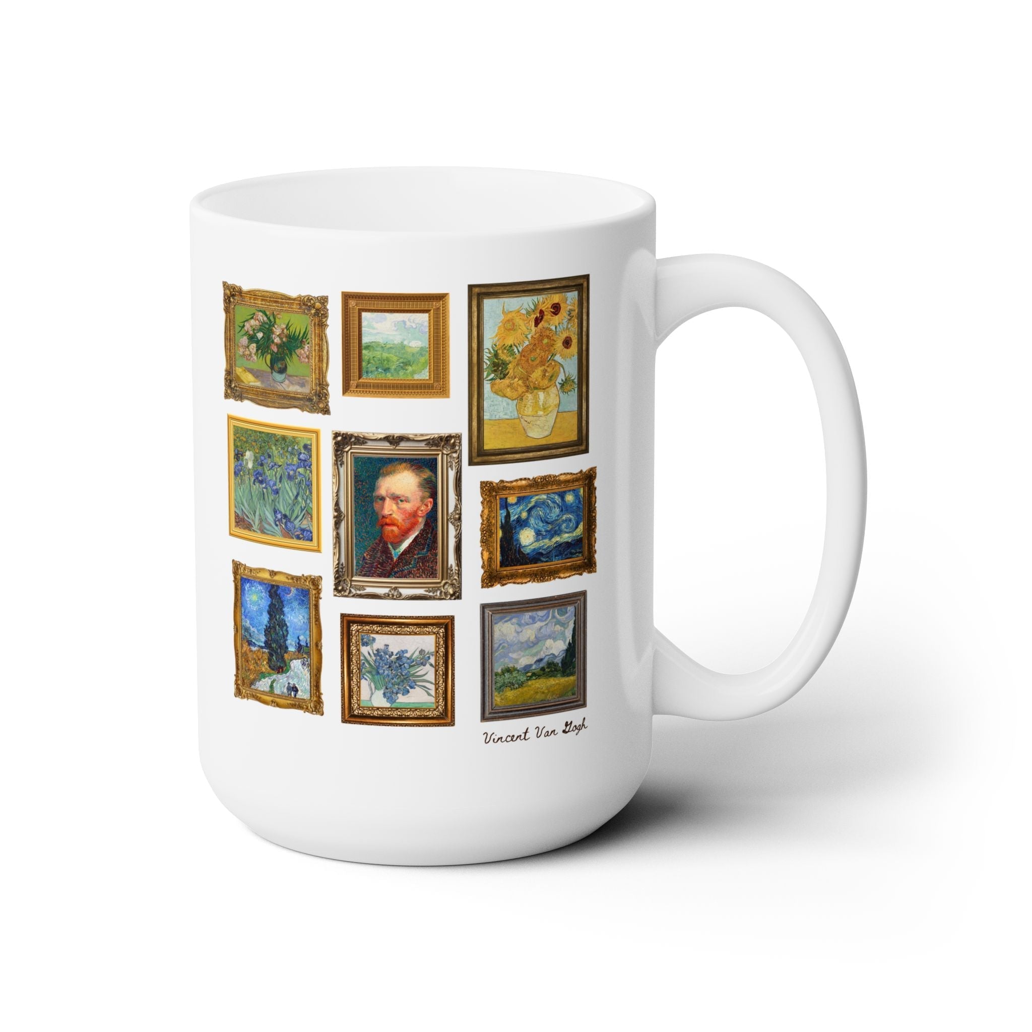 Cute Vincent Van Gogh Art History Mug