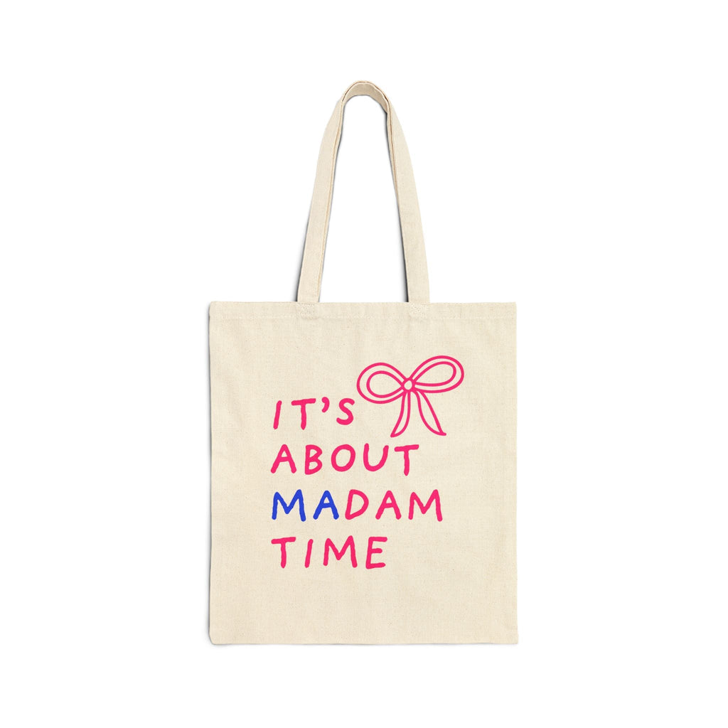 Cute Voting Tote Bag with Bow