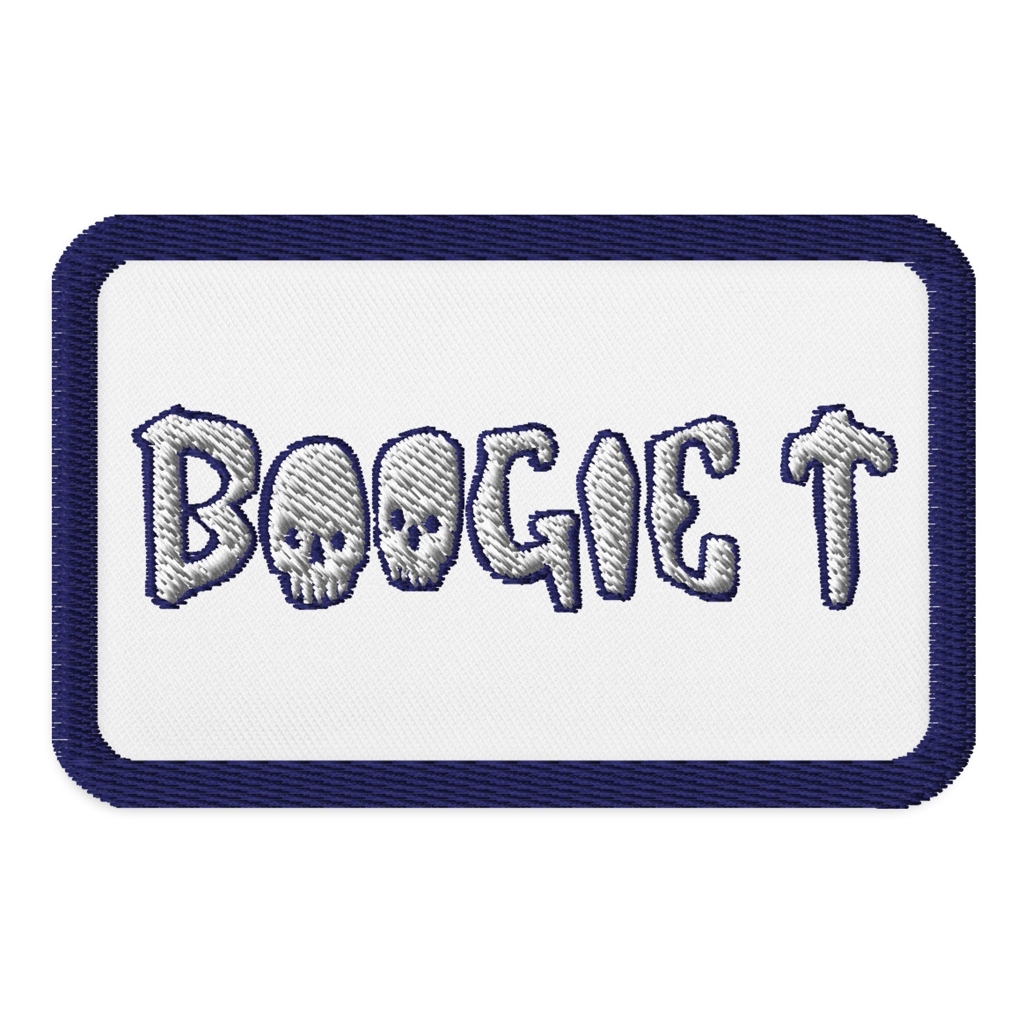 Boogie T Iron-on Embroidered EDM Raver Patches