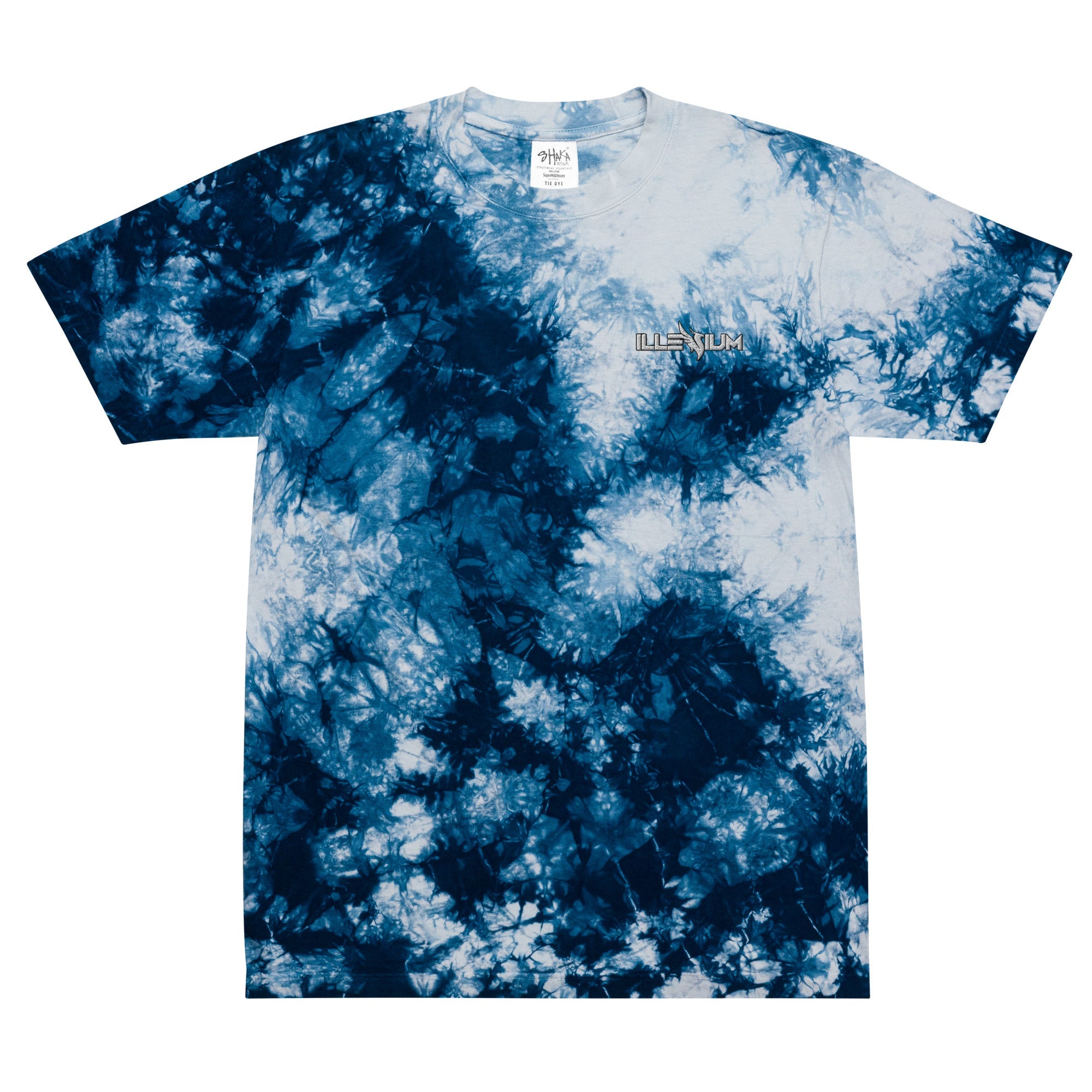 Illenium Embroidery Tie-Dye Rave T-shirt for Men Women Unisex