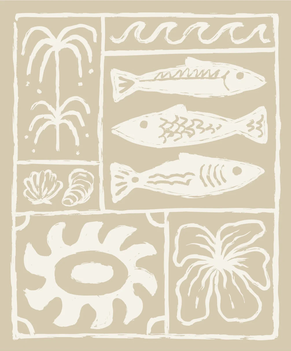 Beachcomber Plush Throw - Sand