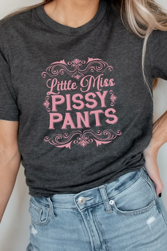 Little Miss Pissy Pants Ornament Graphic Tee T-Shirt