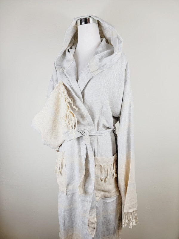 Unisex Robe, Beach or spa Robe with pockets - Ligh