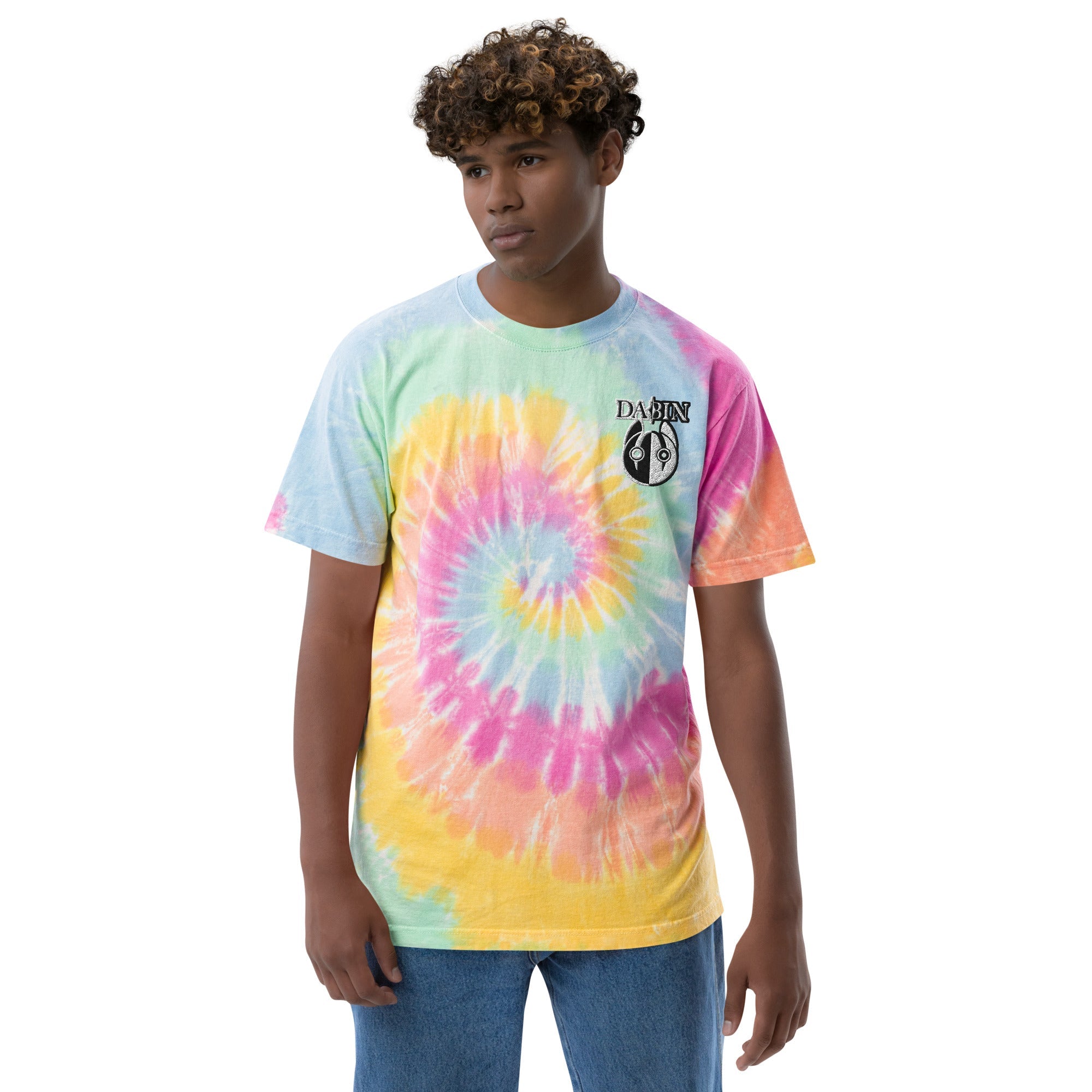 Dabin Oversized Tie Dye Festival T-shirt EDM Artist Rave Shirt for Men Women Unisex