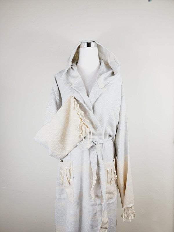 Unisex Robe, Beach or spa Robe with pockets - Ligh