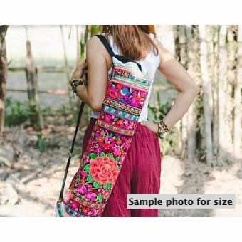 Deco Jaw Embroidered Yoga Bag - Thailand