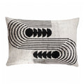 Art Deco Silk Velvet Ikat Throw Pillow Cover 16 X 24