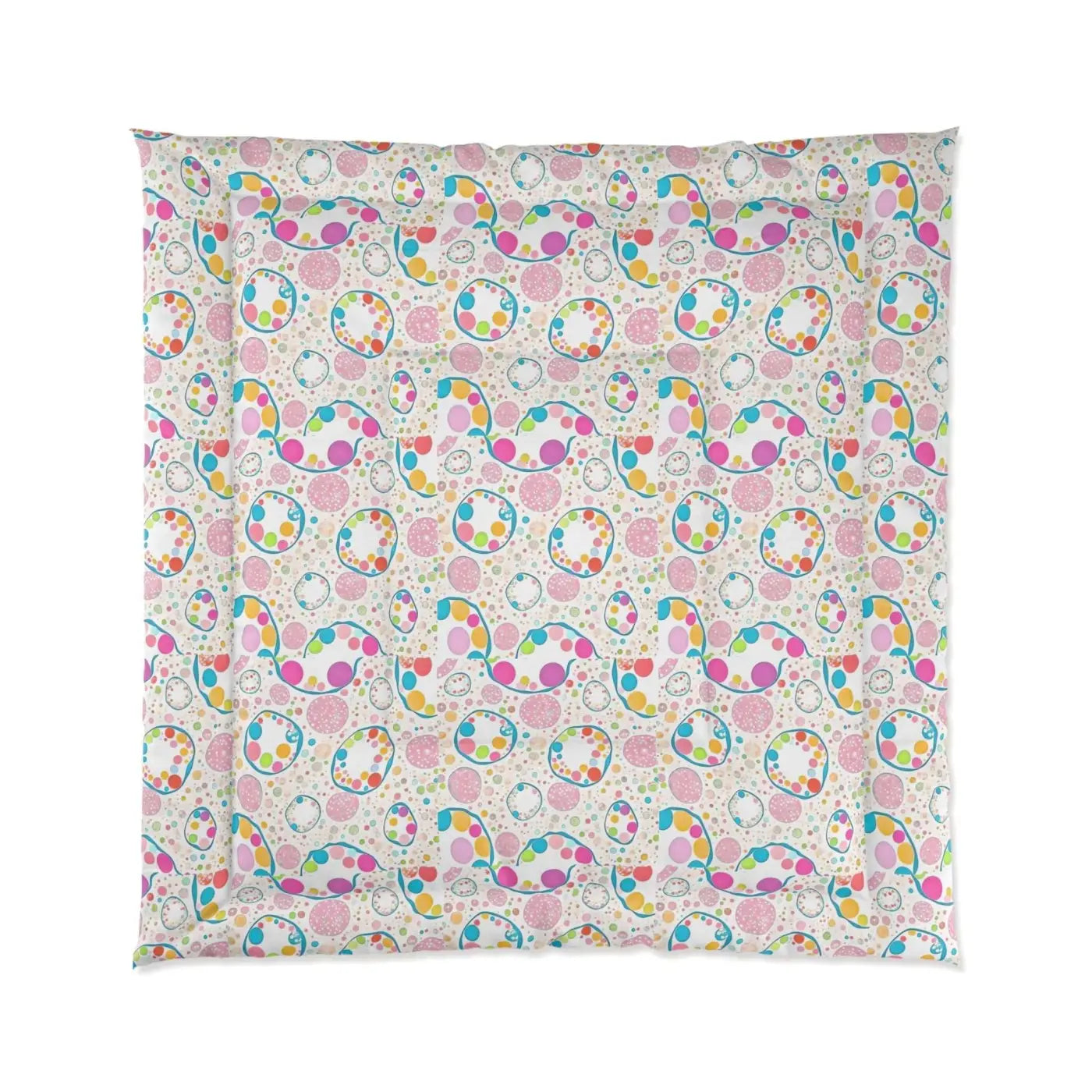 Vibrant Circles Comforter - Polyester Bedding - DipaliZ