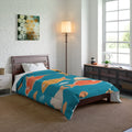 Vibrant Fishes Comforter - Soft Polyester Bedding - DipaliZ