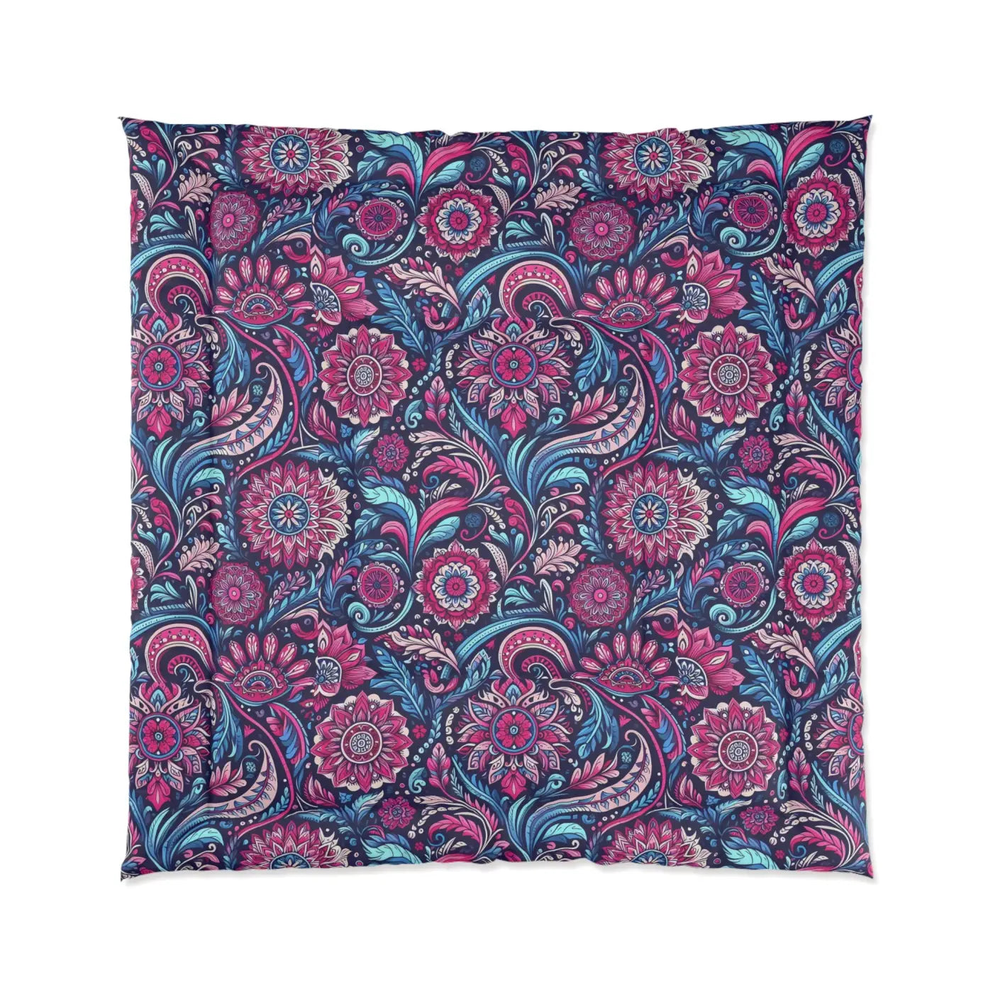 Cozy Indian Pattern Comforter - Eco-Friendly Gifts - DipaliZ