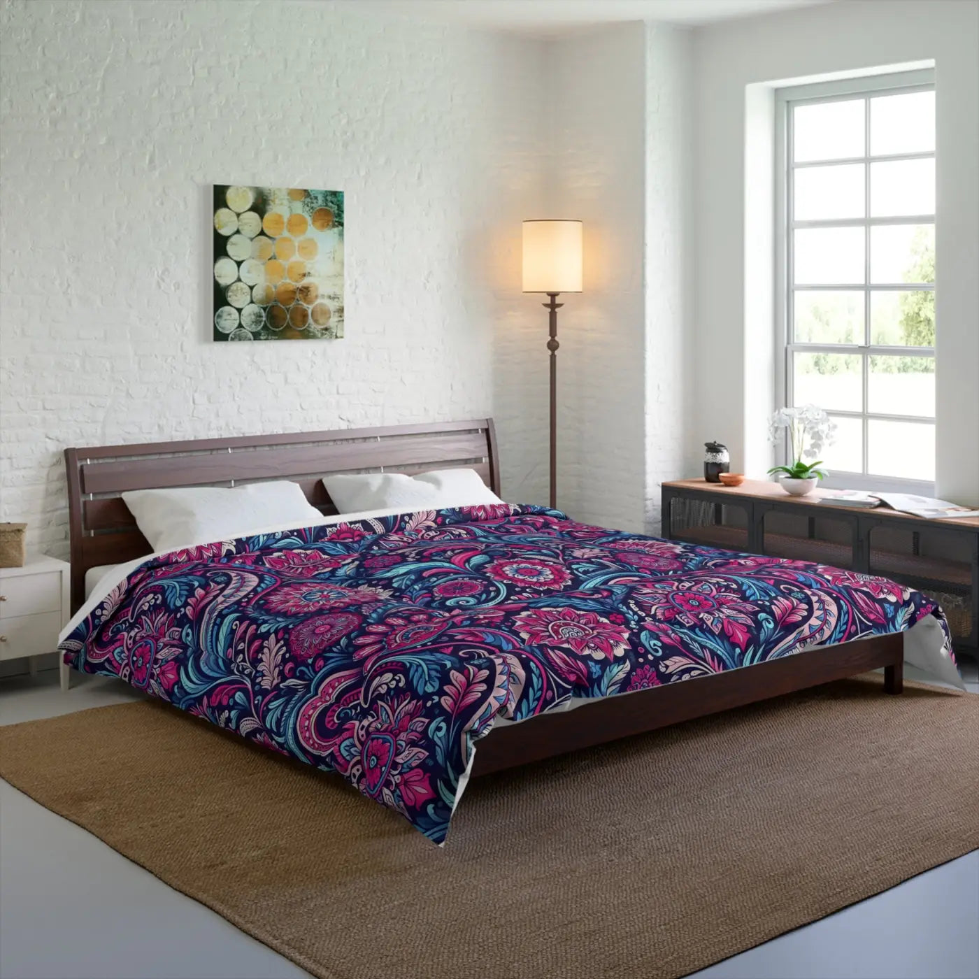 Cozy Indian Pattern Comforter - Eco-Friendly Gifts - DipaliZ