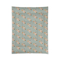 Pastel Flowers Pattern Comforter Cozy Lightweight - DipaliZ