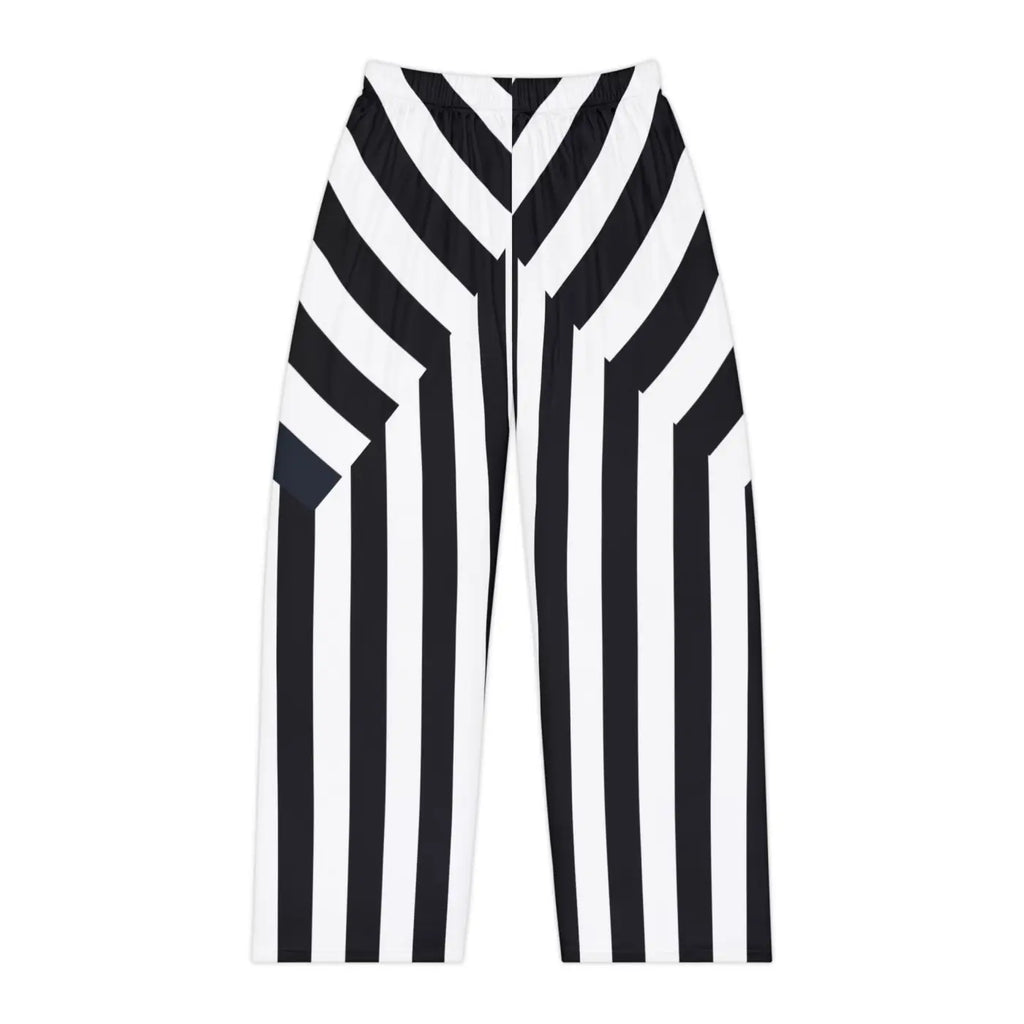 Unique black stripes pattern Women's Pajama Pants (AOP)