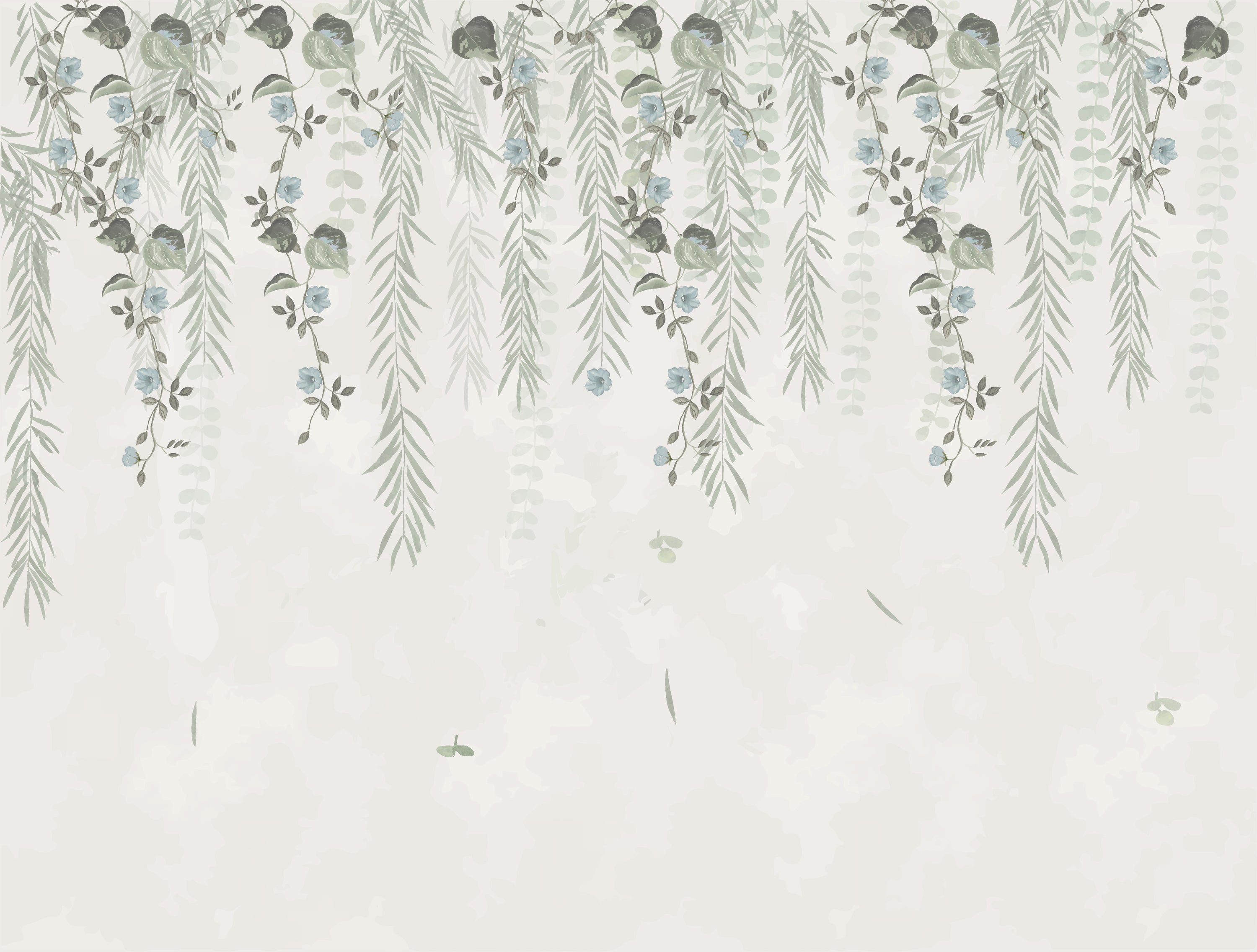 Lush Foliage Wallpaper | Kitchen + Metal