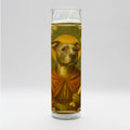 Saint Pitbull Renaissance Dog Candle