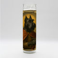 Saint Schnauzer Renaissance Dog Candle