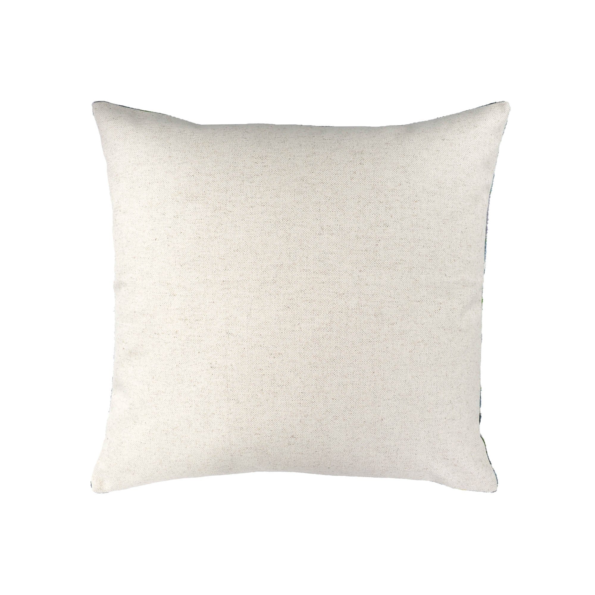 Dogon Silk Velvet Ikat Throw Pillow Cover, 20 X 20