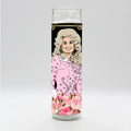 Saint Queen of Country Illustration Candle