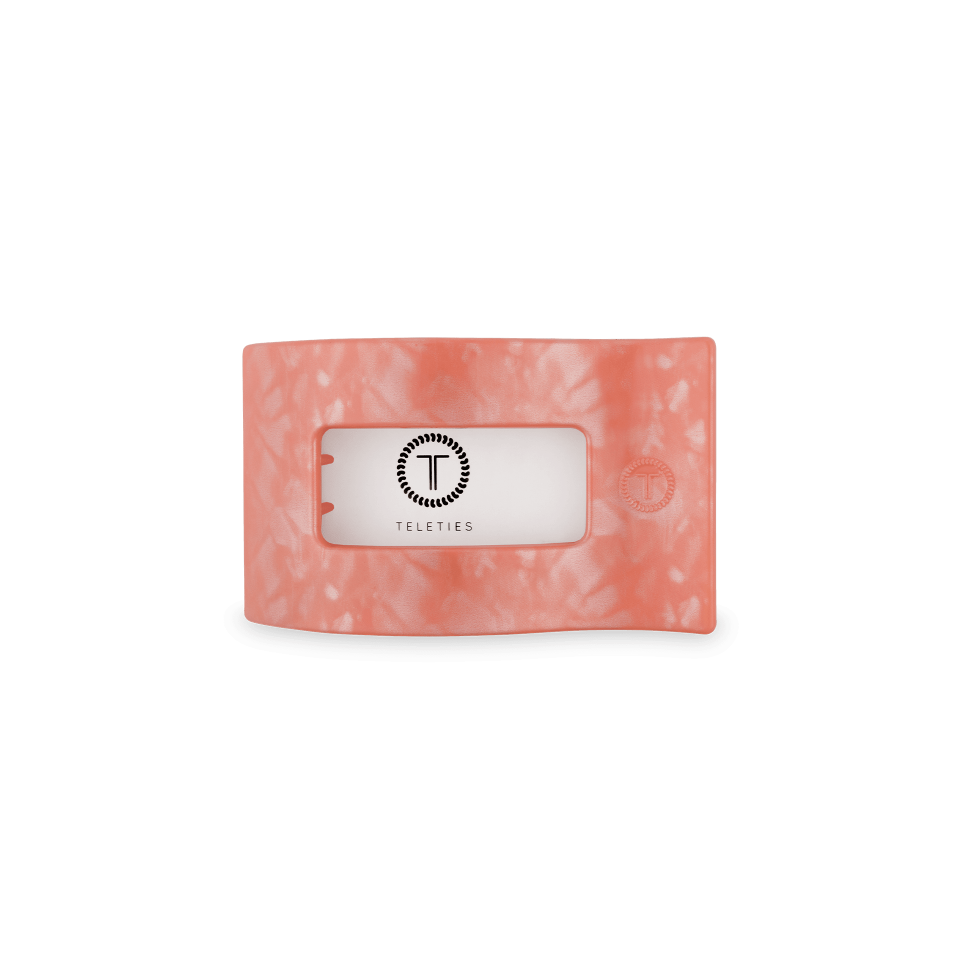 Dreamsicle Small Flat Rectangle Hair Clip