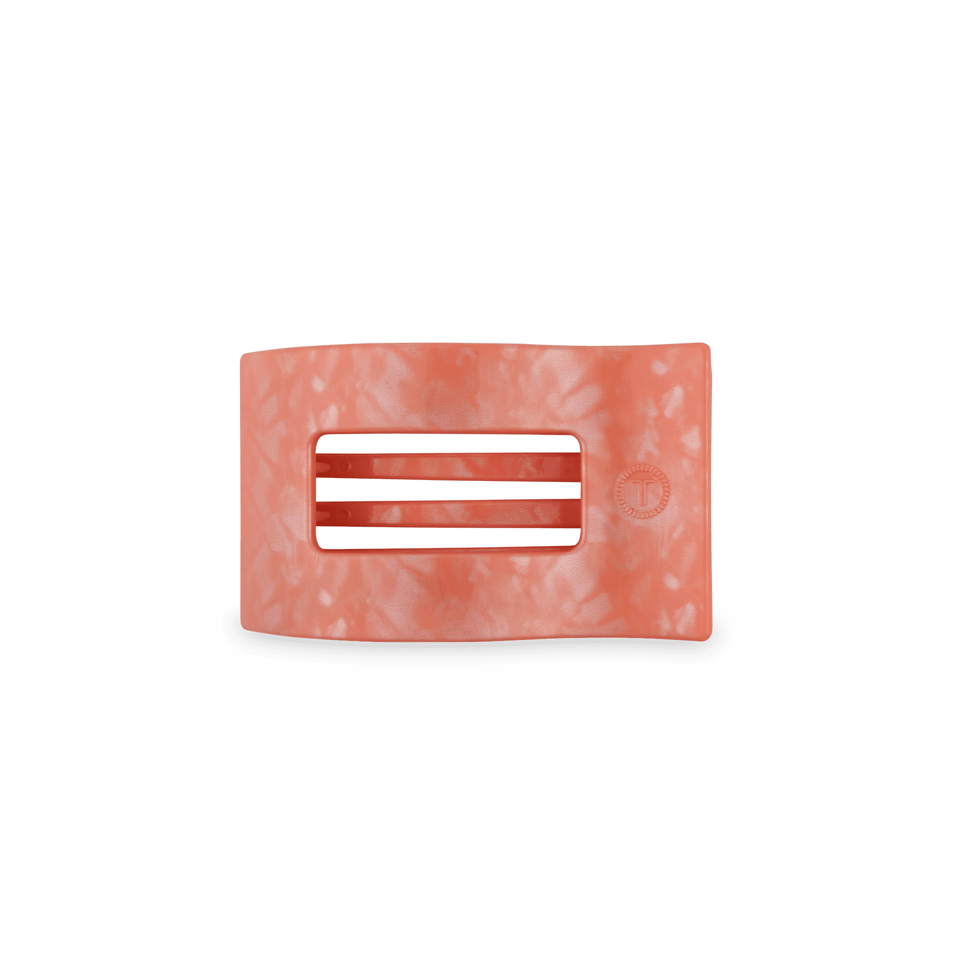 Dreamsicle Small Flat Rectangle Hair Clip