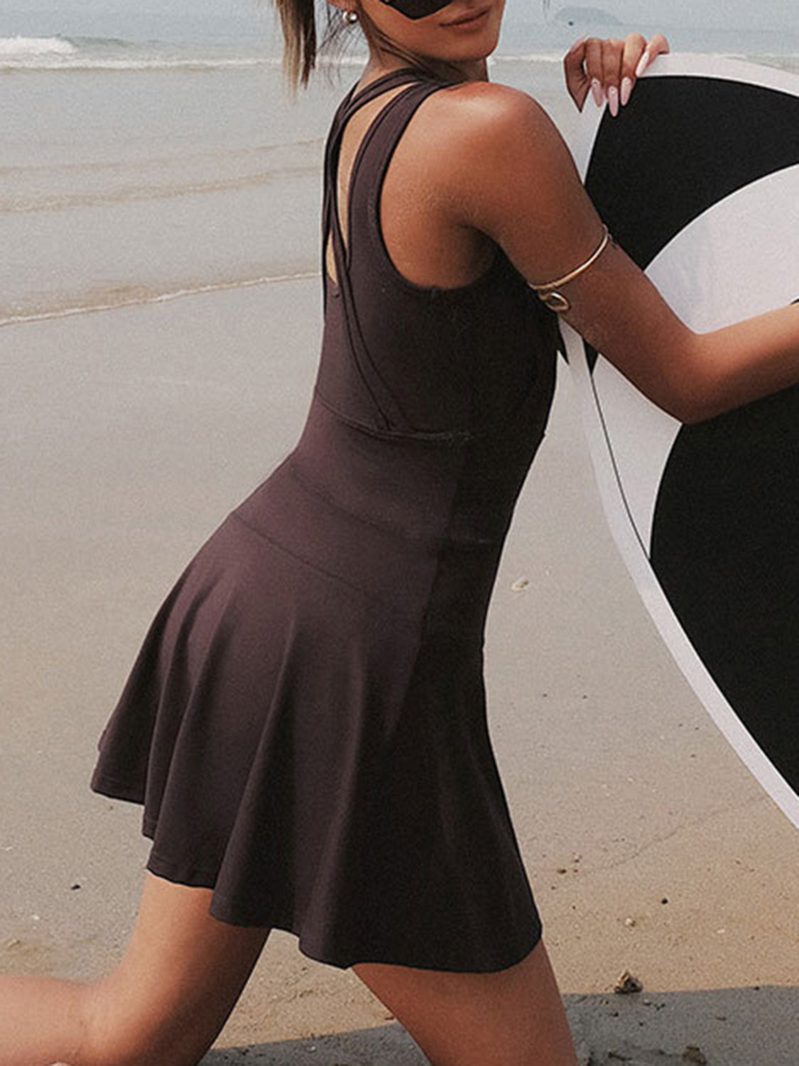 On The Go Go - Active Dress with Unitard Liner