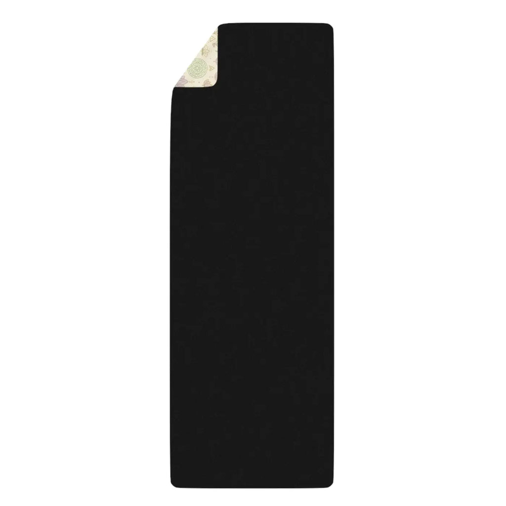Floral Design Rubber Yoga Mat Home Workout Gear Dipaliz