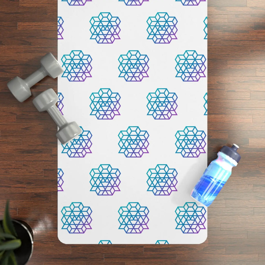 Pastel Lotus Eco Rubber Yoga Mat - Sustainable Grip - Dipaliz