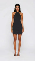 Eden Cocktail Mini Dress – Black