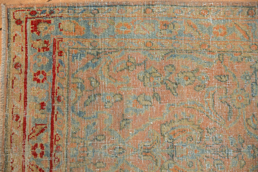 2.5x19 Vintage Distressed Sarouk Rug Runner