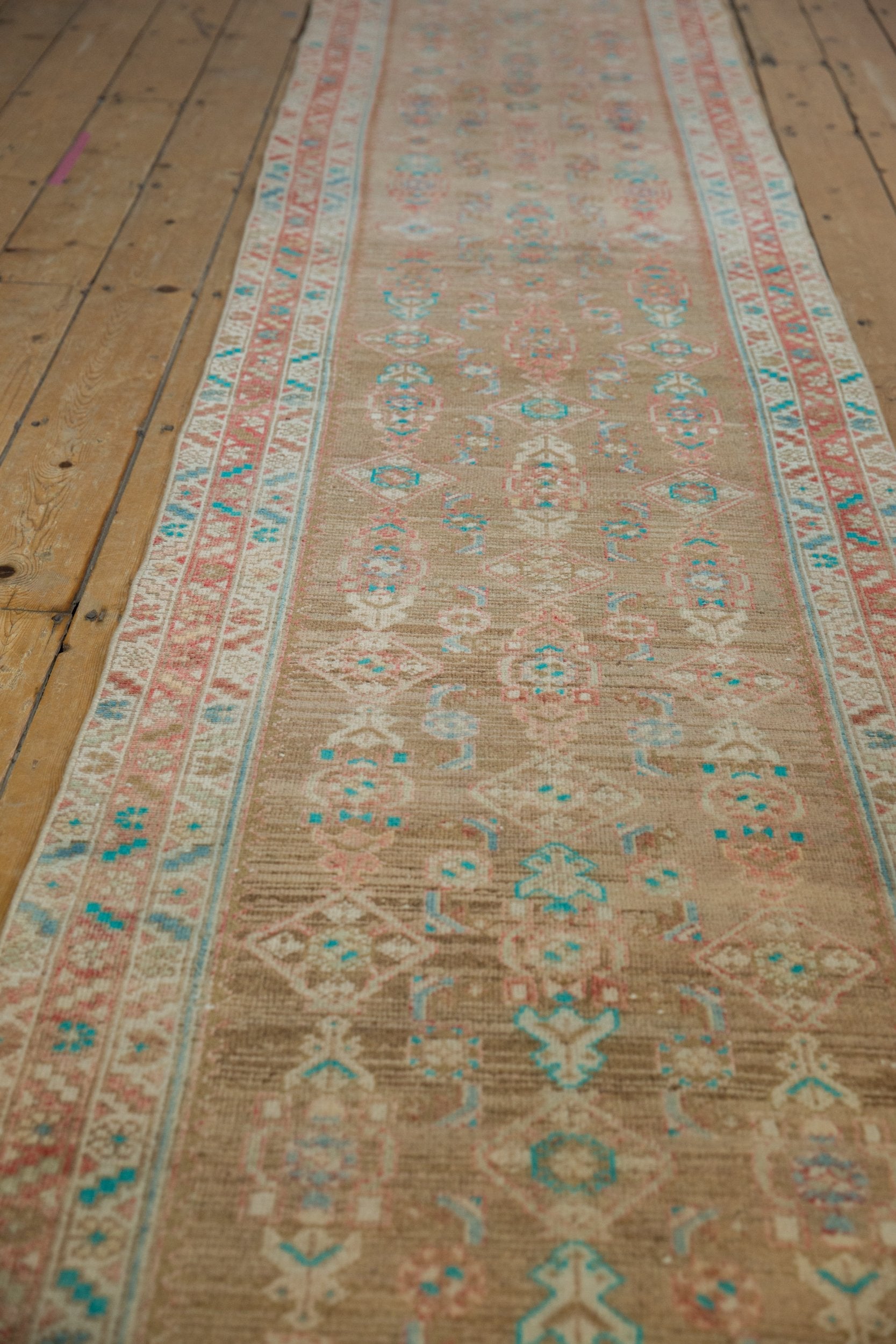 3x16 Vintage Distressed Fragment Hamadan Rug Runner