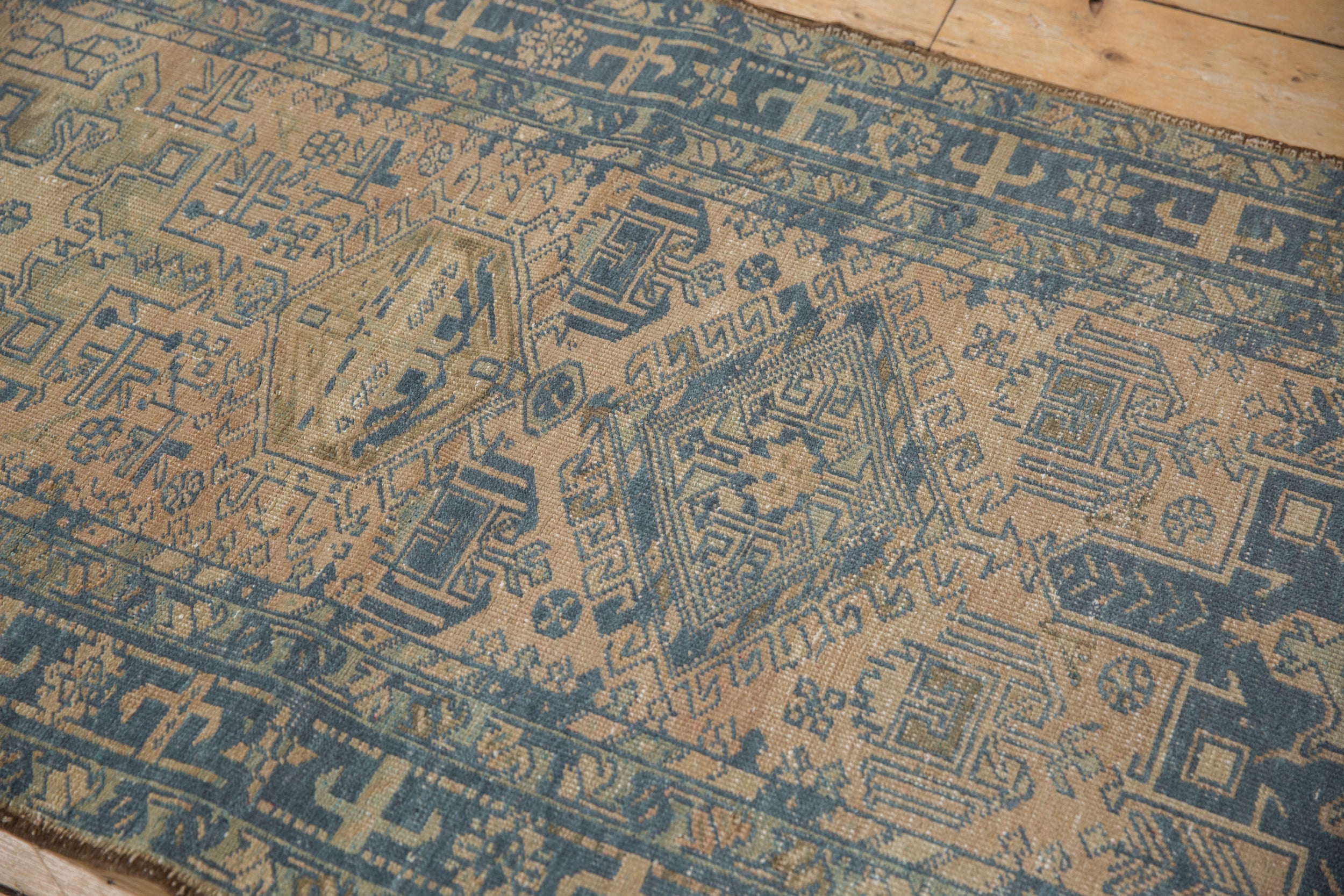 3x11 Vintage Distressed Karaja Rug Runner