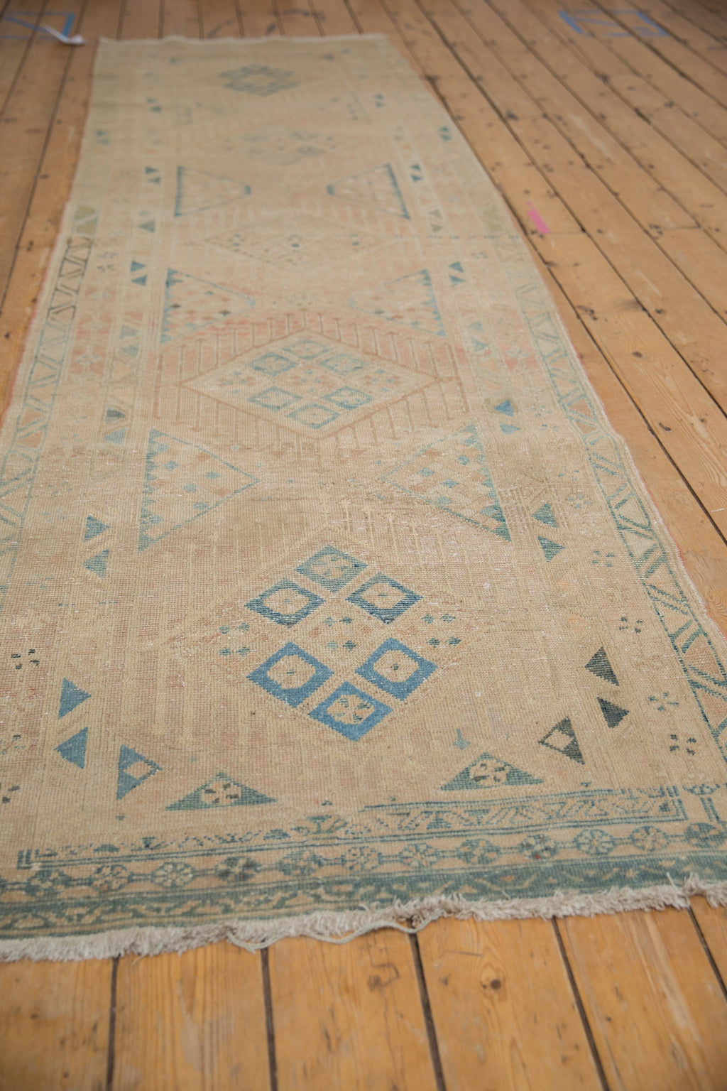 3.5x11 Vintage Distressed Northwest Persian Rug Runner