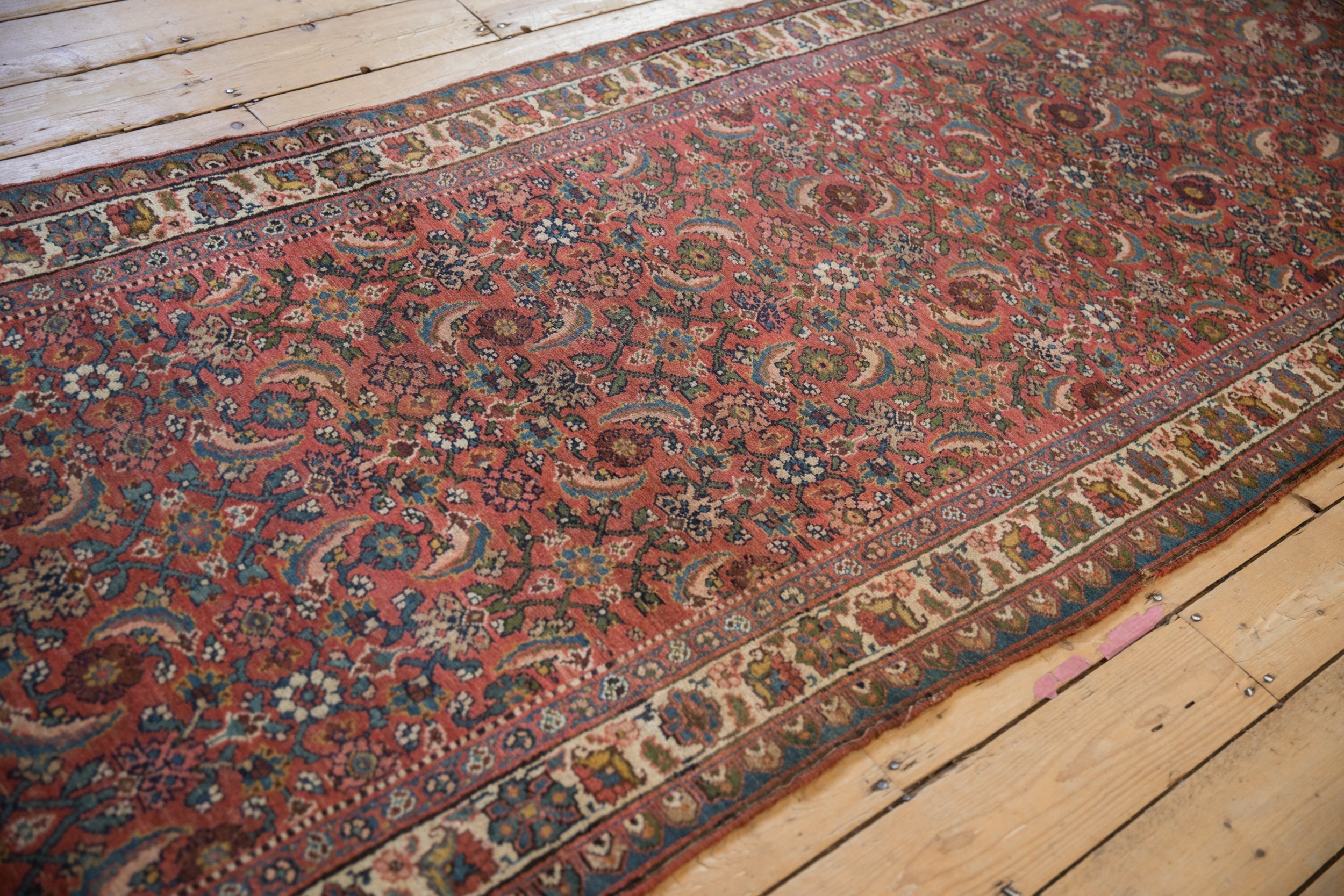 3.5x10 Vintage Bijar Rug Runner