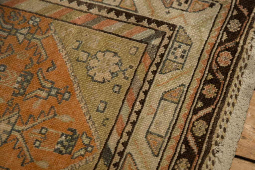 3x13.5 Vintage Distressed Malayer Rug Runner