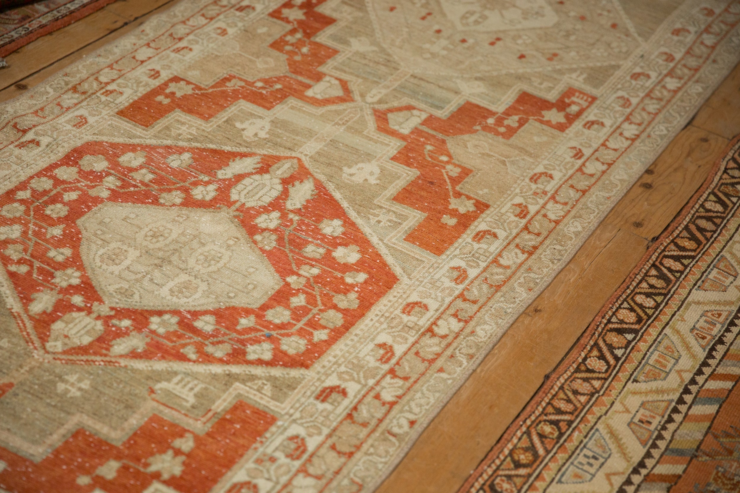 3.5x14.5 Vintage Distressed Malayer Rug Runner