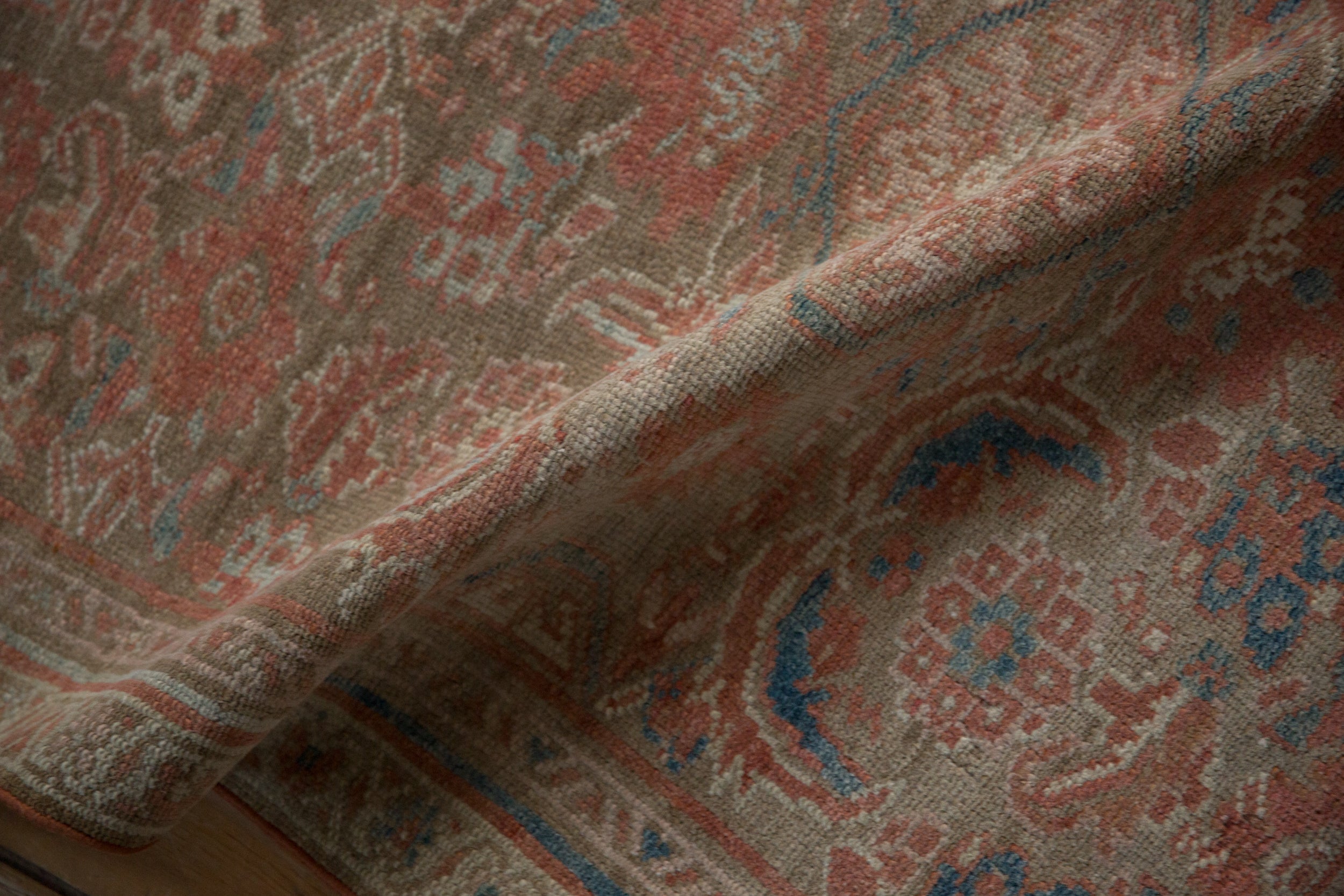 3x13 Vintage Distressed Hamadan Rug Runner