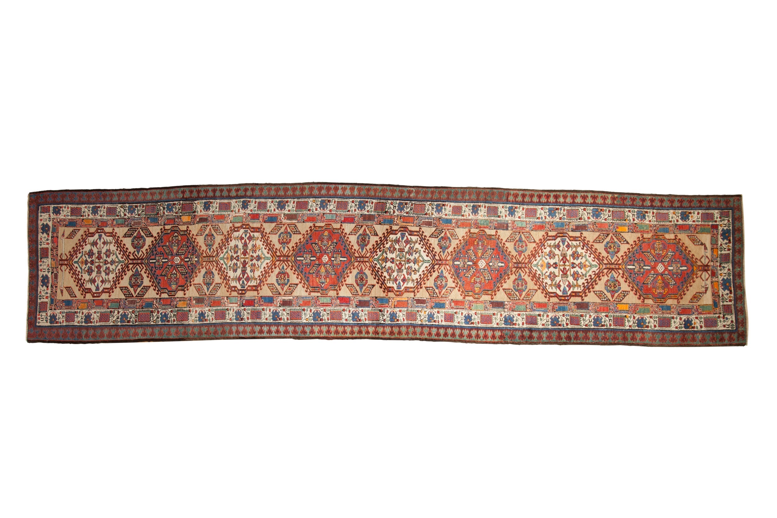 3x15 Vintage Serab Rug Runner