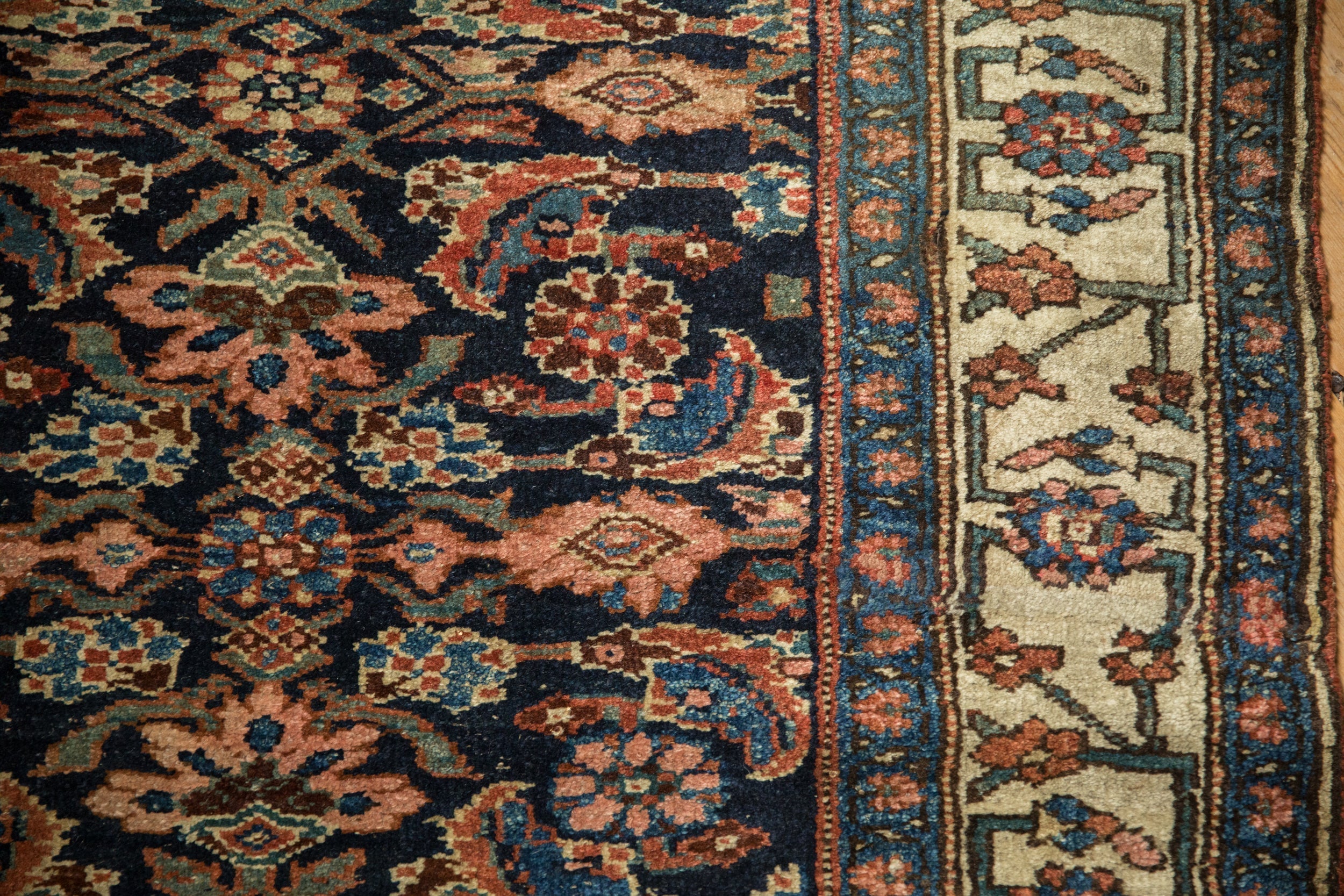 3.5x18 Antique Bijar Rug Runner
