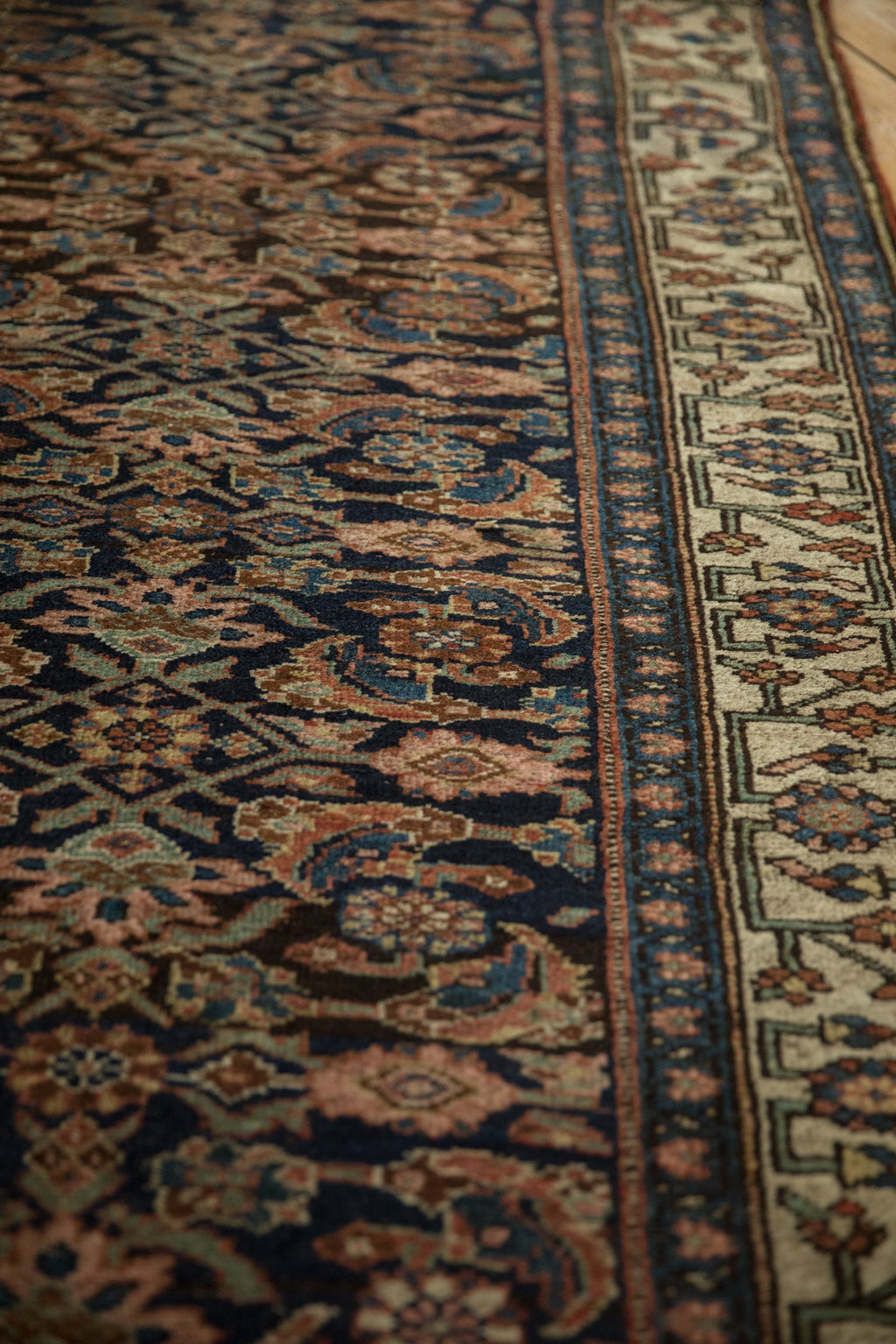 3.5x18 Antique Bijar Rug Runner