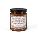 For the Girl Who Knows All About King Tut Candle
