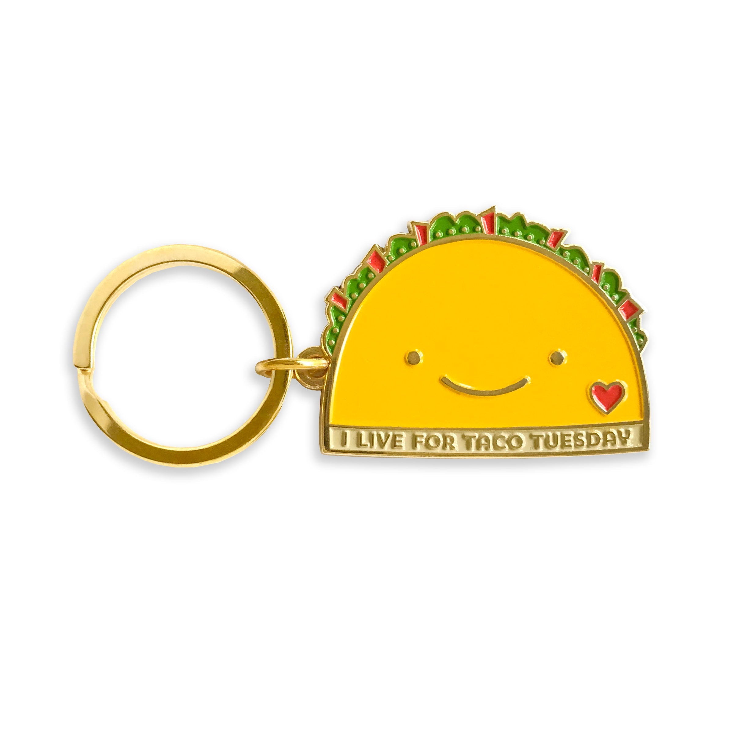Taco Tuesday Enamel Keychain