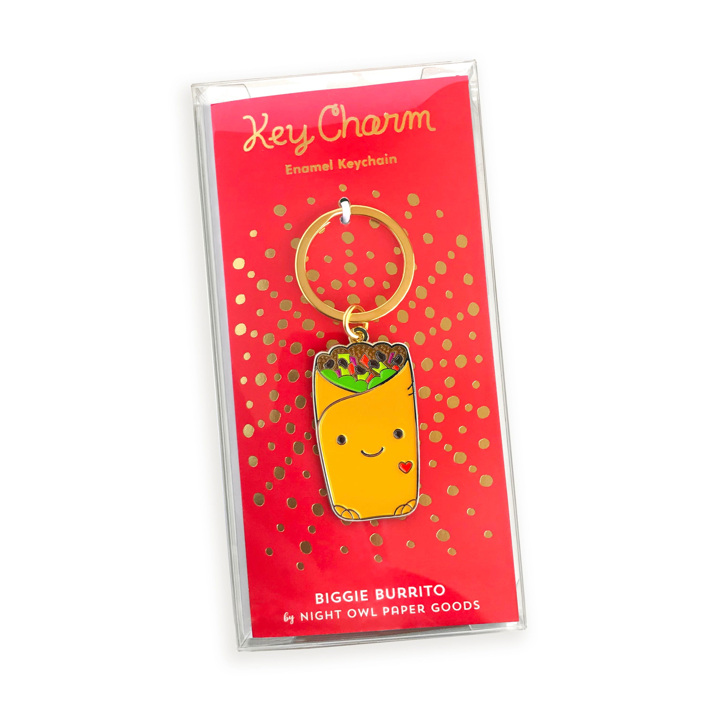 Biggie Burrito Enamel Keychain
