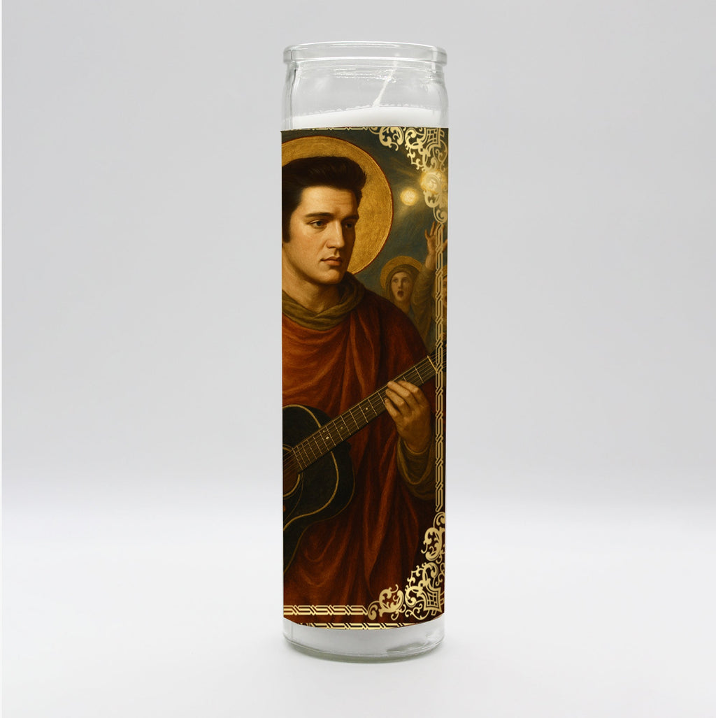 Saint King of Rock n' Roll Renaissance Candle