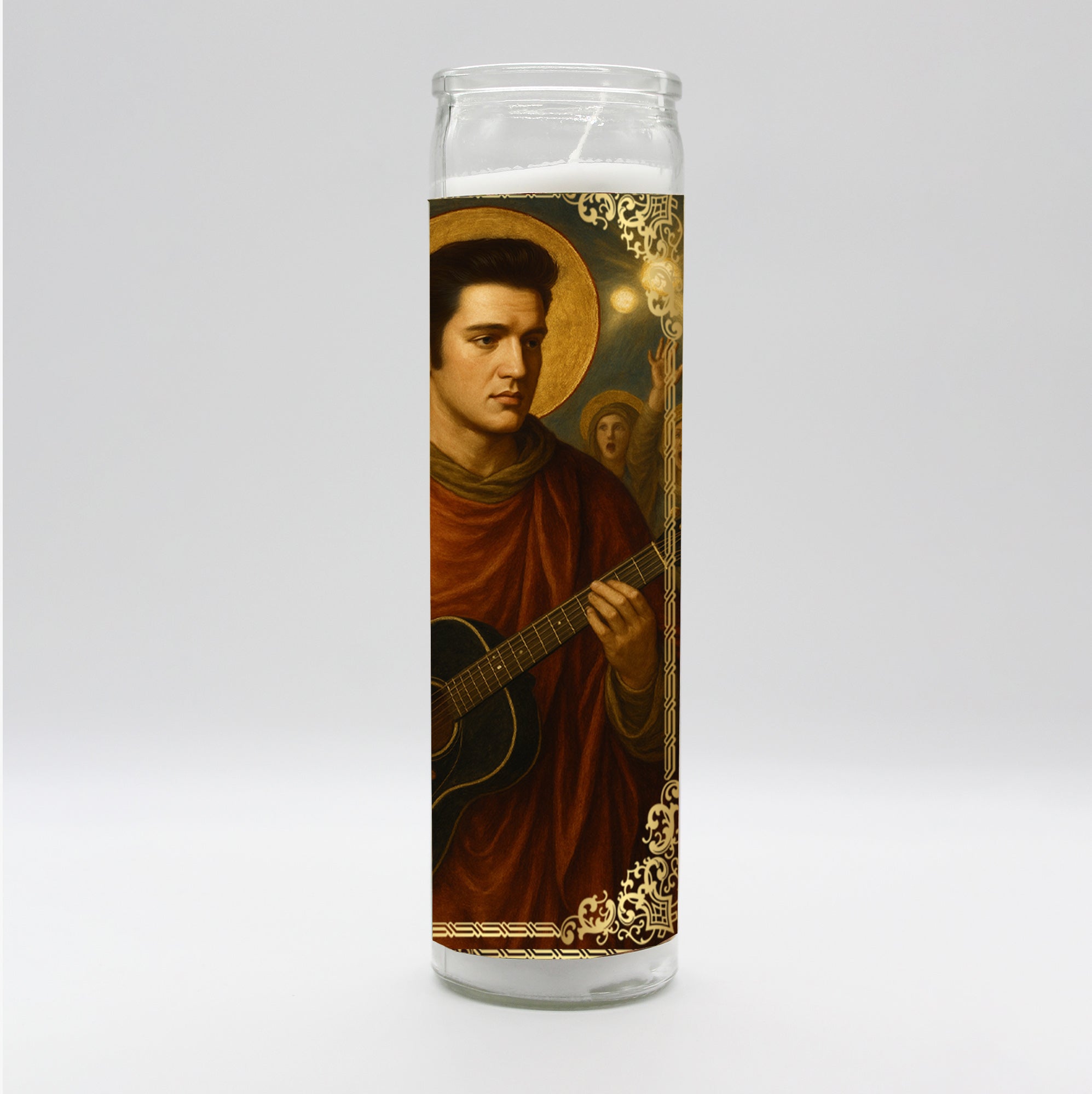 Saint King of Rock n' Roll Renaissance Candle