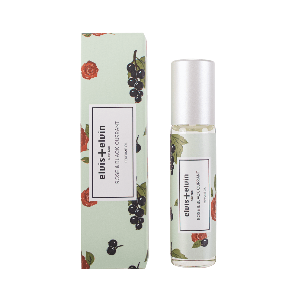 Rose & Black Currant Perfume Oil by elvis+elvin